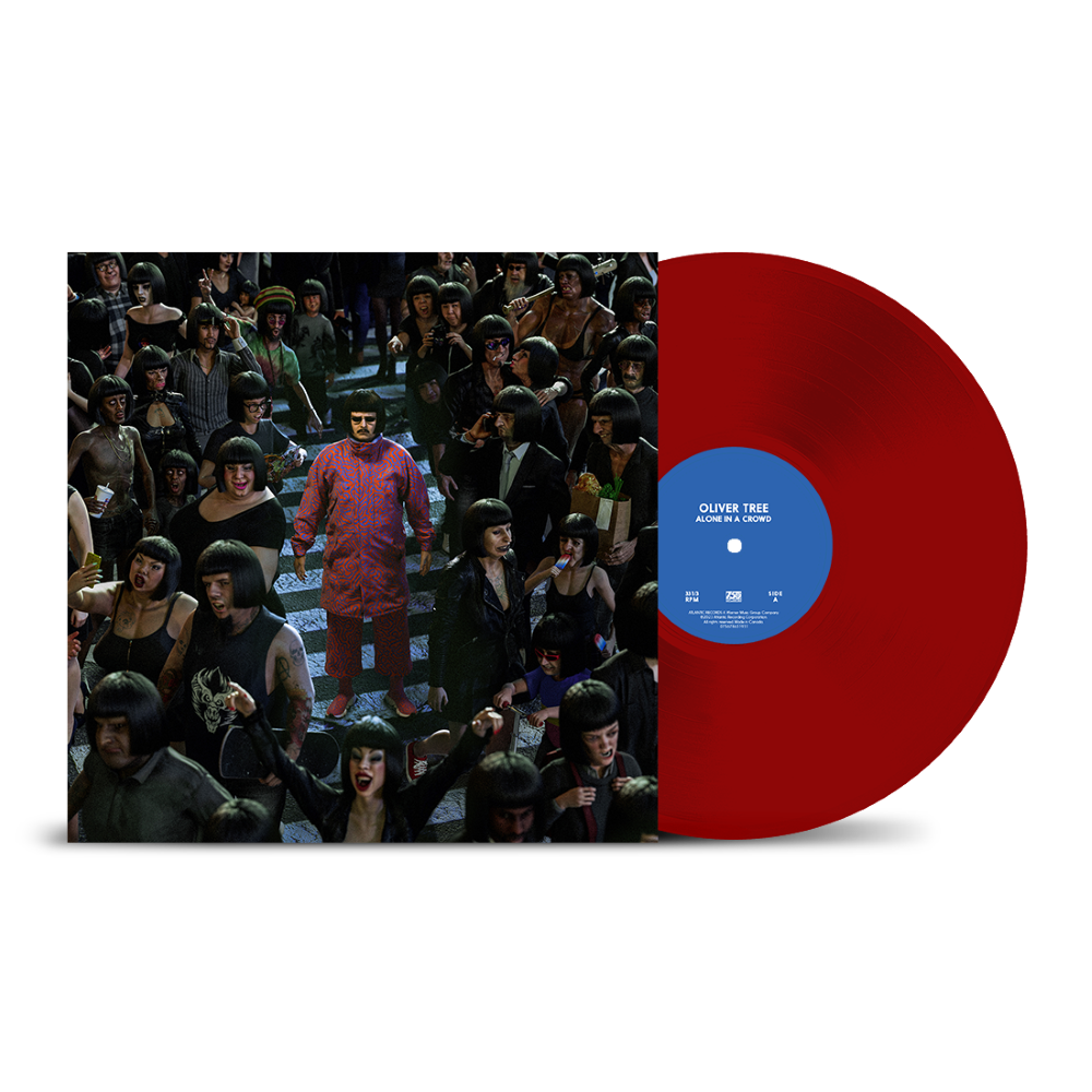 Oliver Tree Alone In A Crowd Vinyl LP Translucent Ruby Red Colour 2023