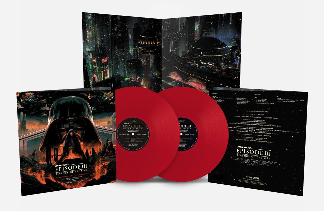 Star Wars: Revenge of the Sith (Original Motion Picture Soundtrack) - John Williams 2x Red Vinyl LP Reissue