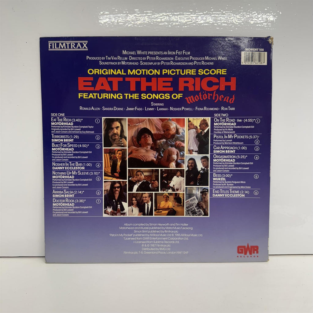 Eat The Rich: Original Motion Picture Score - V/A Vinyl LP