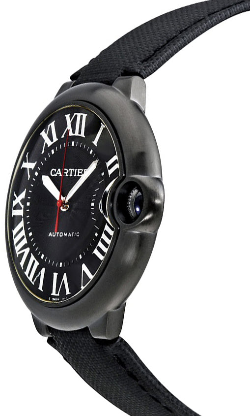 Cartier Ballon Bleu 42mm Black Dial Men's Watch WSBB0015