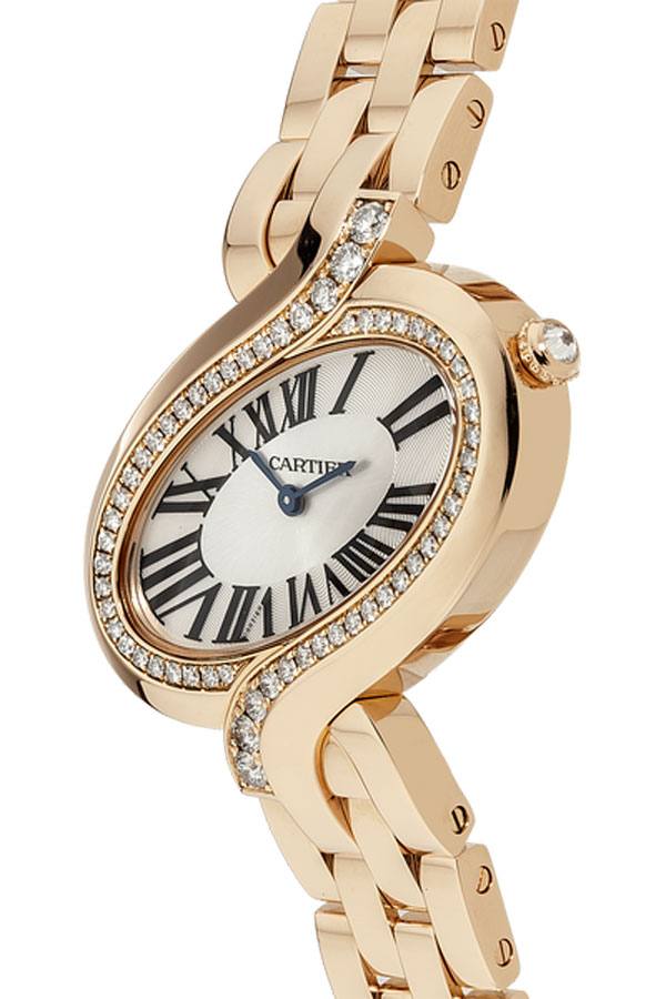 Cartier Delices De Cartier Rose Gold Women's Watch WG800006