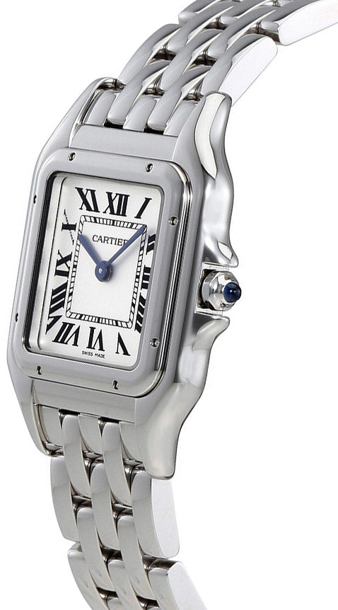Cartier Panthere De Cartier Silver Dial Women's Luxury Watch WSPN0007