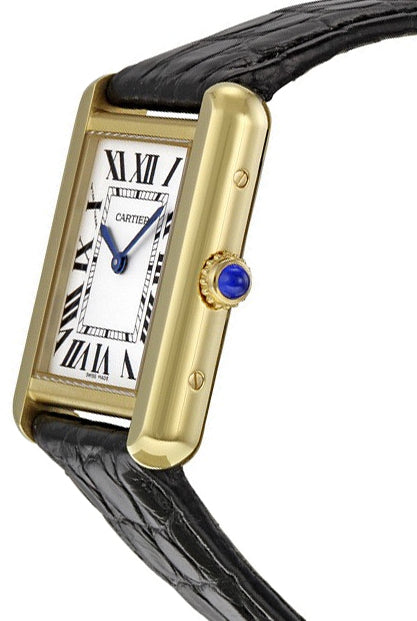 Cartier Tank Solo 18k Yellow Gold Women's Watch W5200002