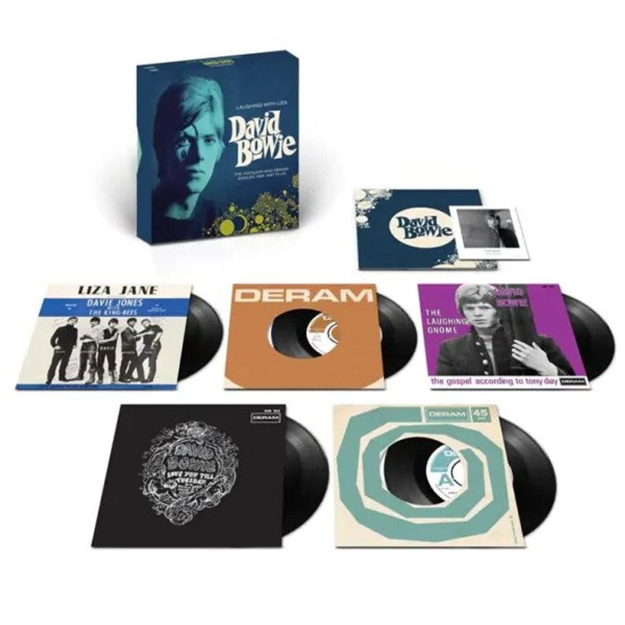David Bowie Laughing With Liza - 5 x 7-Inch Box Set - RSD 2023 - Sealed UK 7" box set