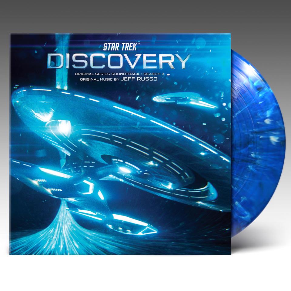 Star Trek Discovery (Season 3 Soundtrack) â€?Jeff Russo Limited Edition 2x Blue Marbled Vinyl LP
