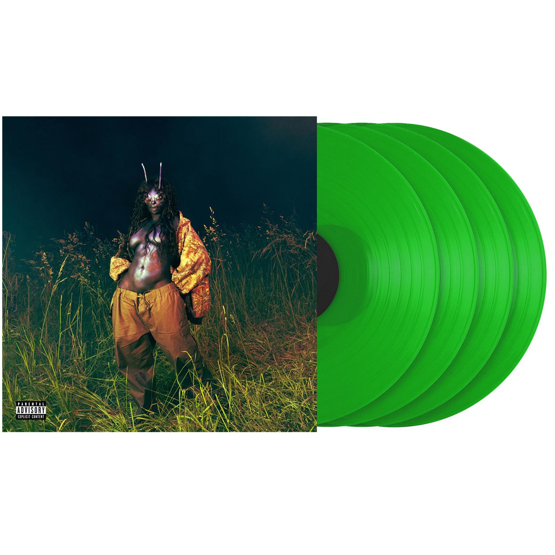 SZA - SOS Deluxe: Lana 4x Green Vinyl LP