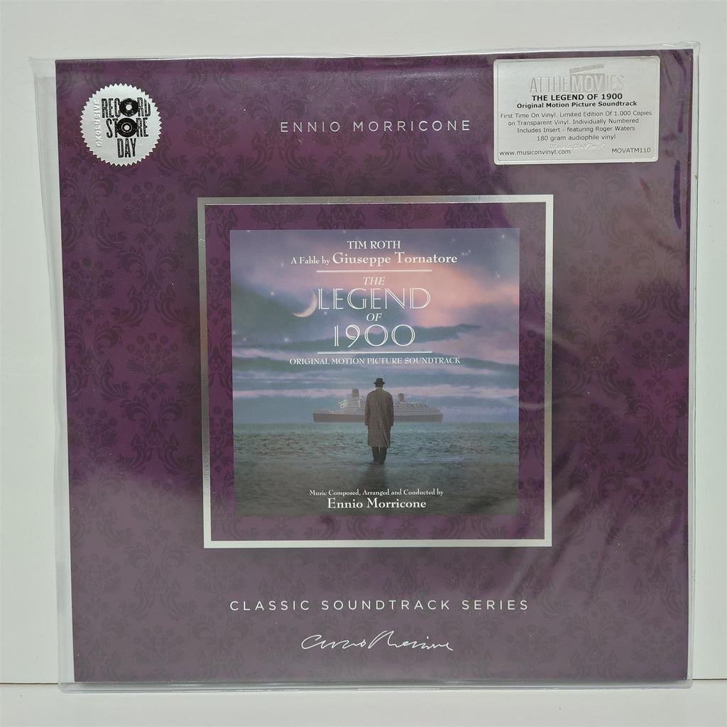 The Legend Of 1900 (Original Motion Picture Soundtrack) - Ennio Morricone Limited Edition 180G Transparent Vinyl LP Reissue