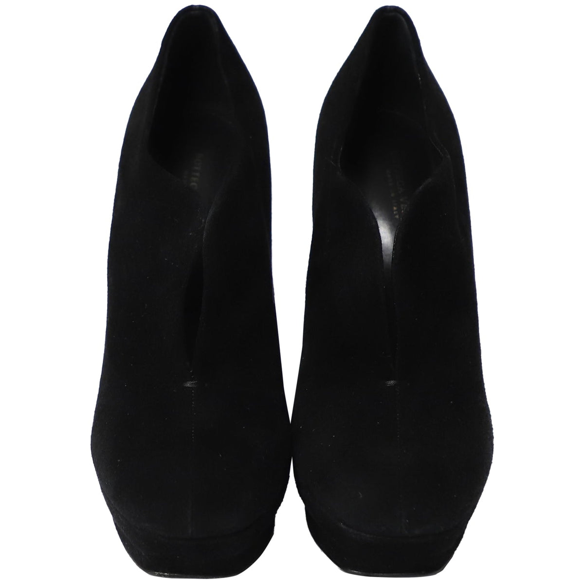 Bottega Veneta Ankle Boots in Black Suede