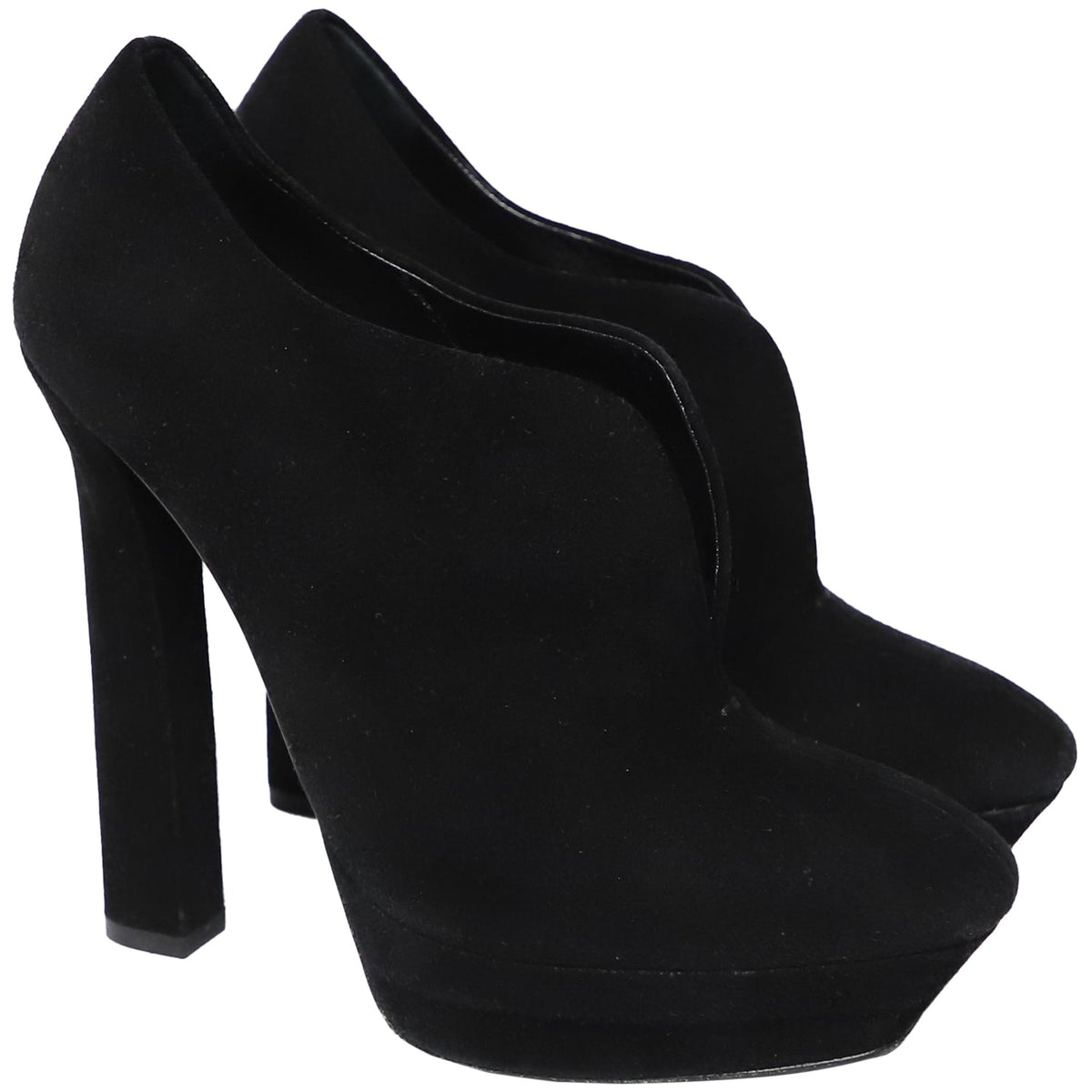 Bottega Veneta Ankle Boots in Black Suede