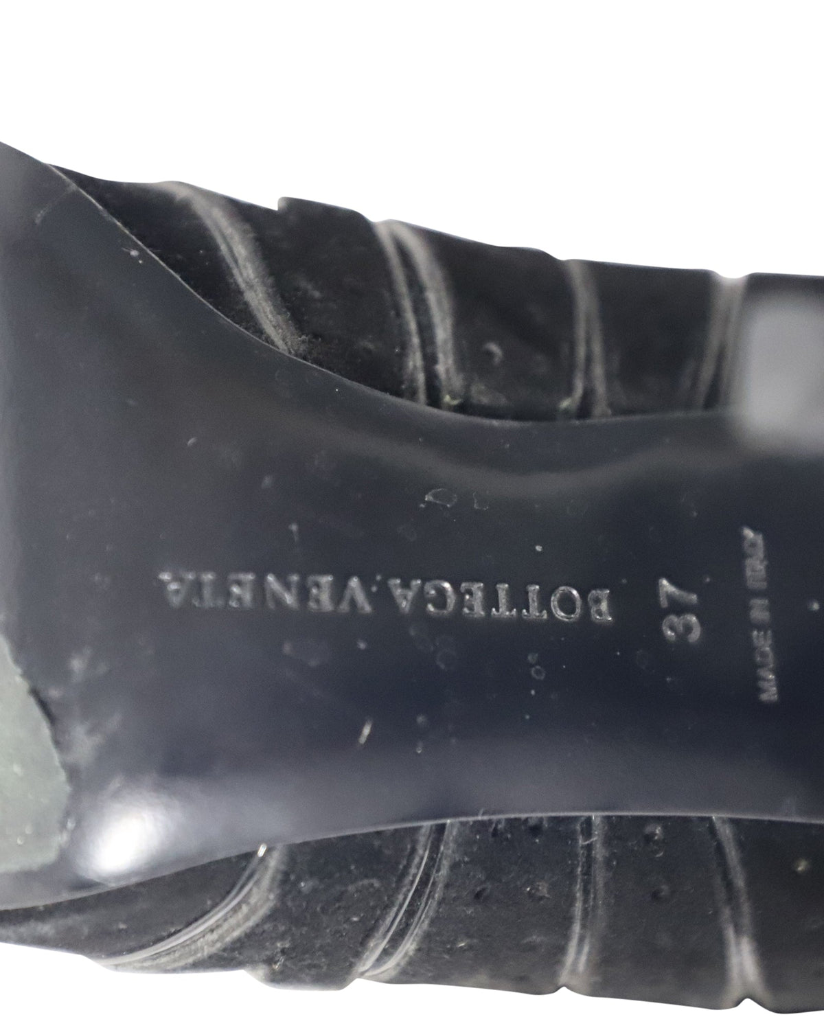 Bottega Veneta Cutout Lace-Up Detail Ankle Boots in Black Suede