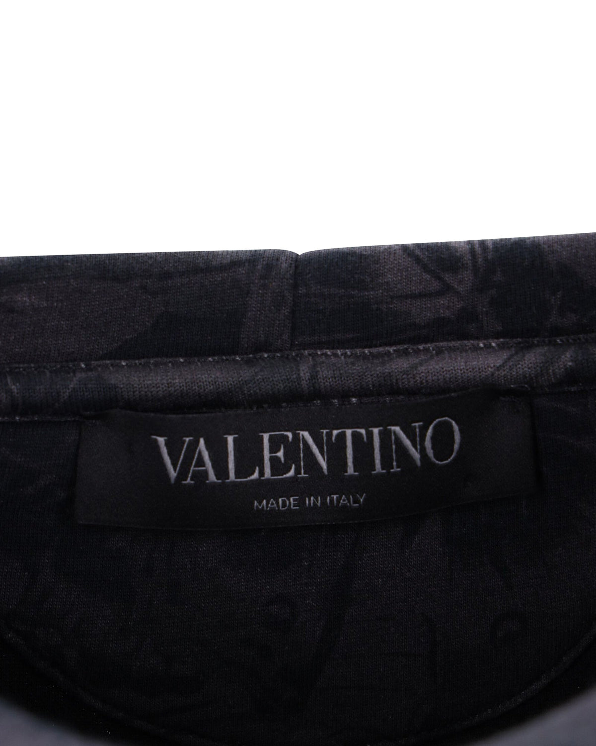 Valentino Butterfly Print Sweatshirt in Grey Cotton