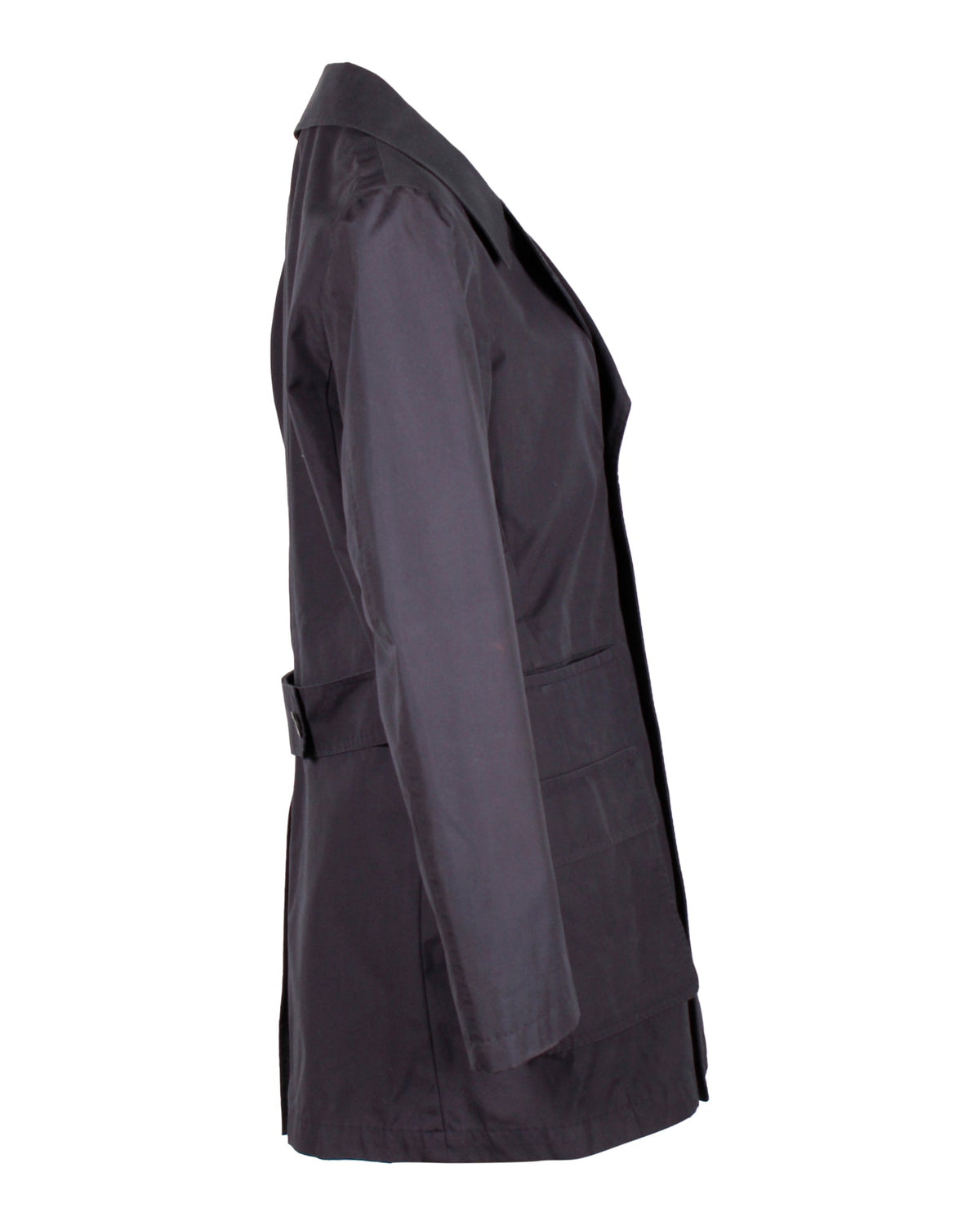 Valentino Garavani Double-Breasted Coat in Blue Wool