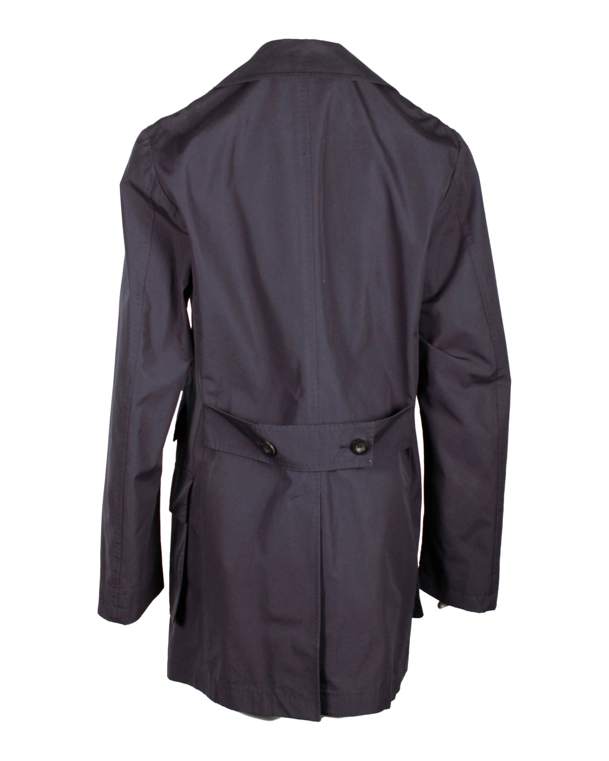 Valentino Garavani Double-Breasted Coat in Blue Wool
