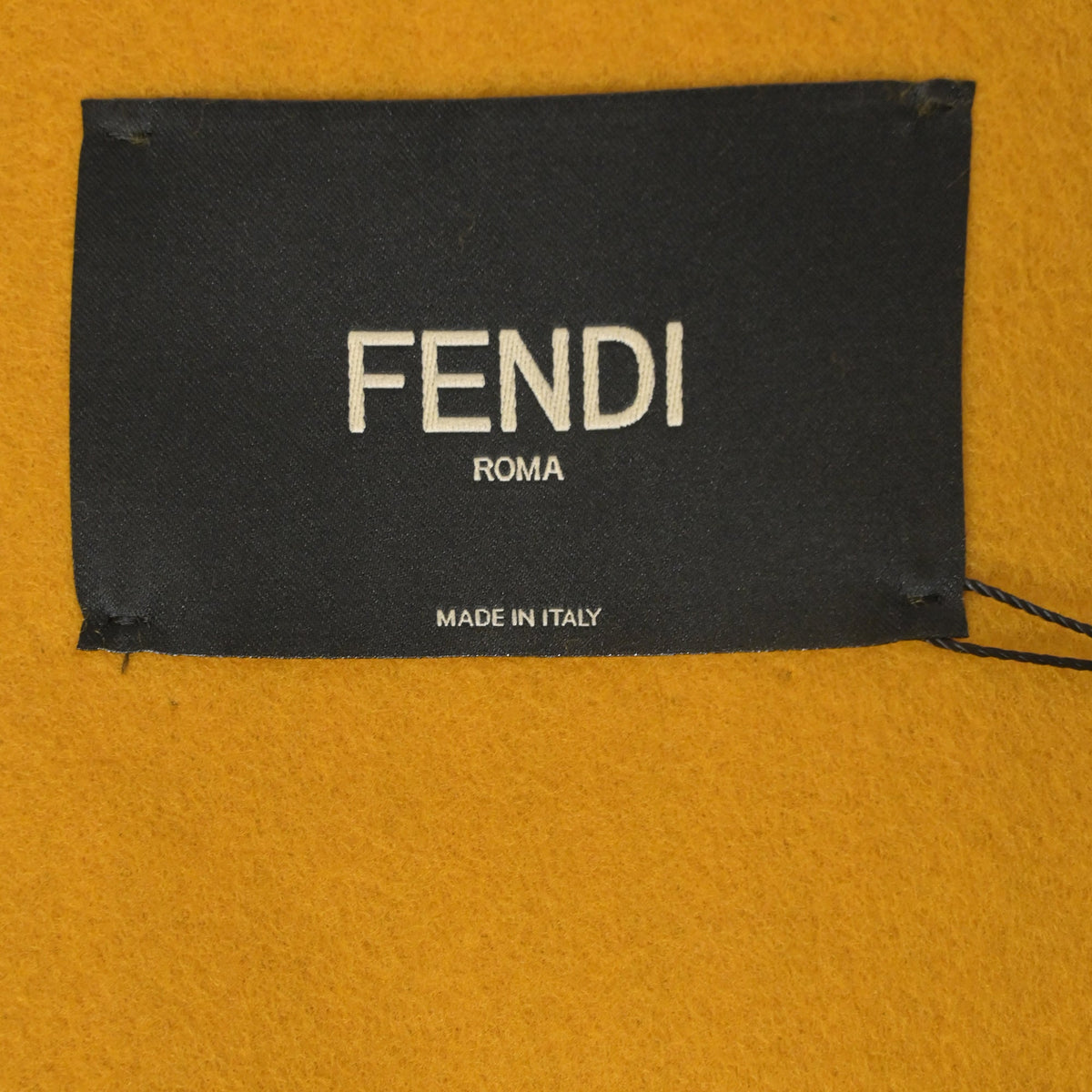 Fendi Check Coat in Brown Wool
