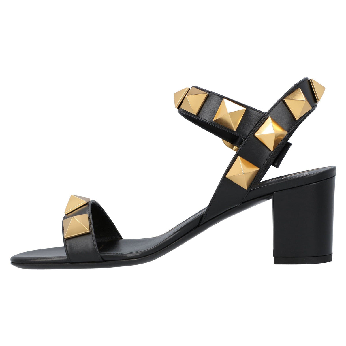 Valentino Roman Stud Sandals Black
