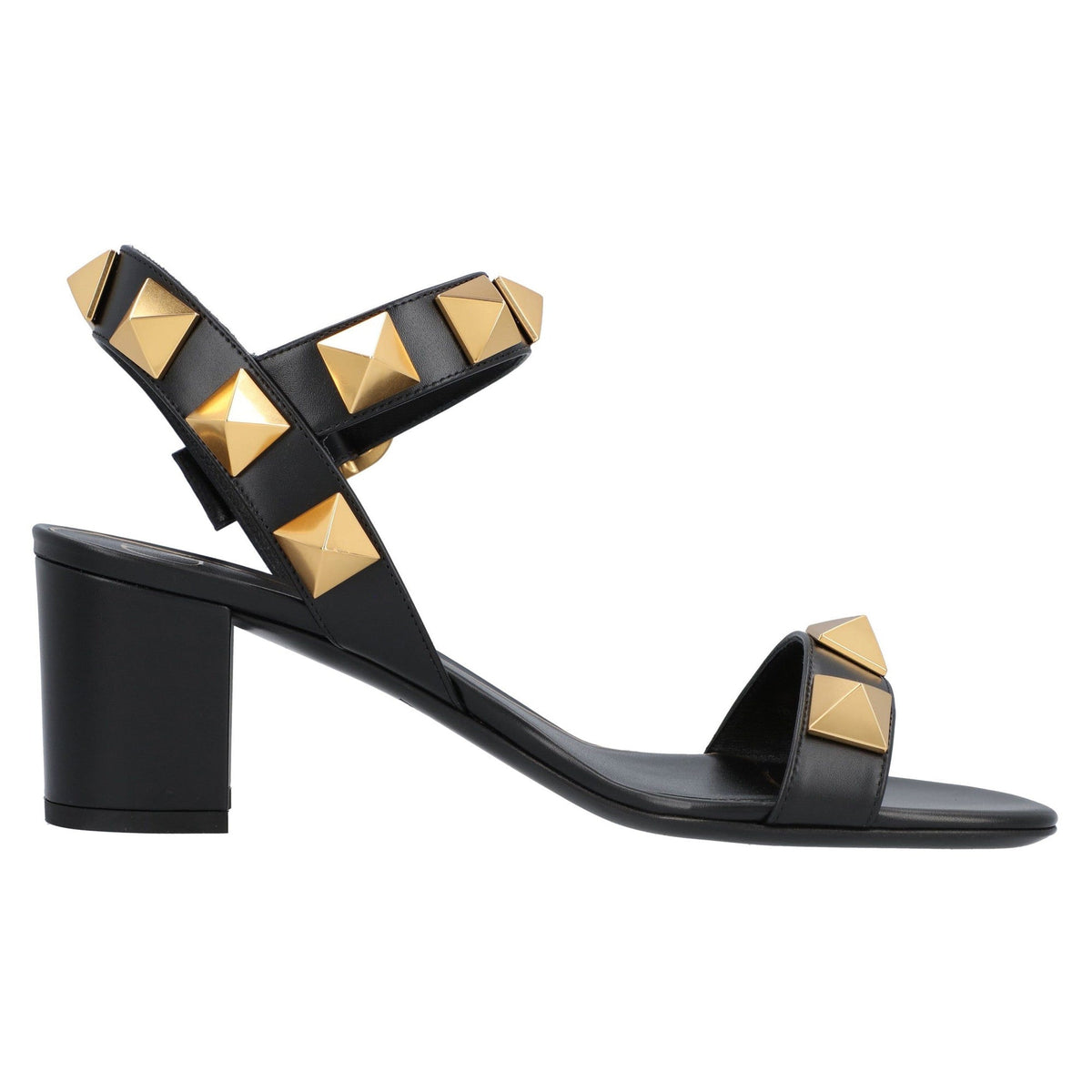 Valentino Roman Stud Sandals Black