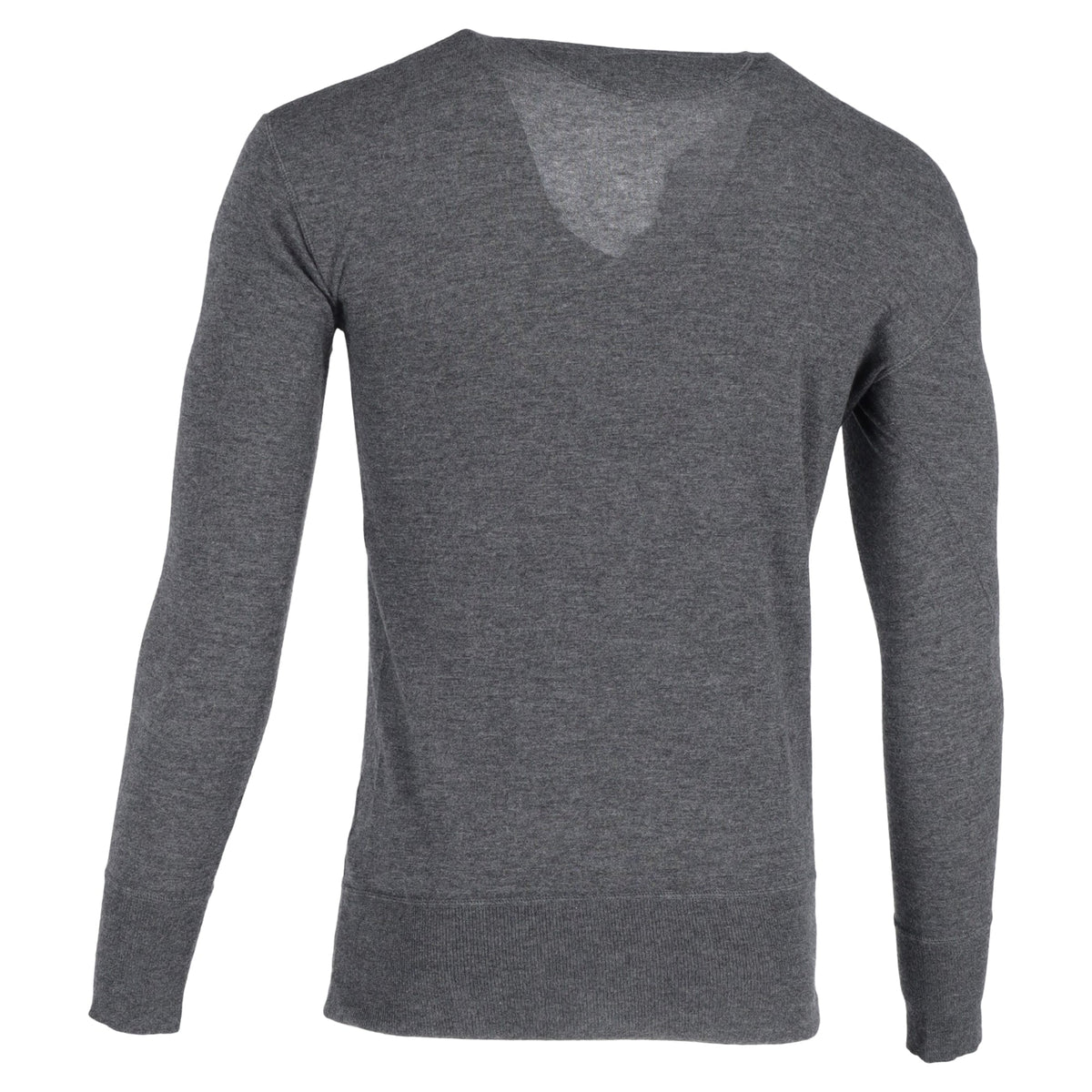 Bottega Veneta Half-Buttoned Sweater in Grey Wool