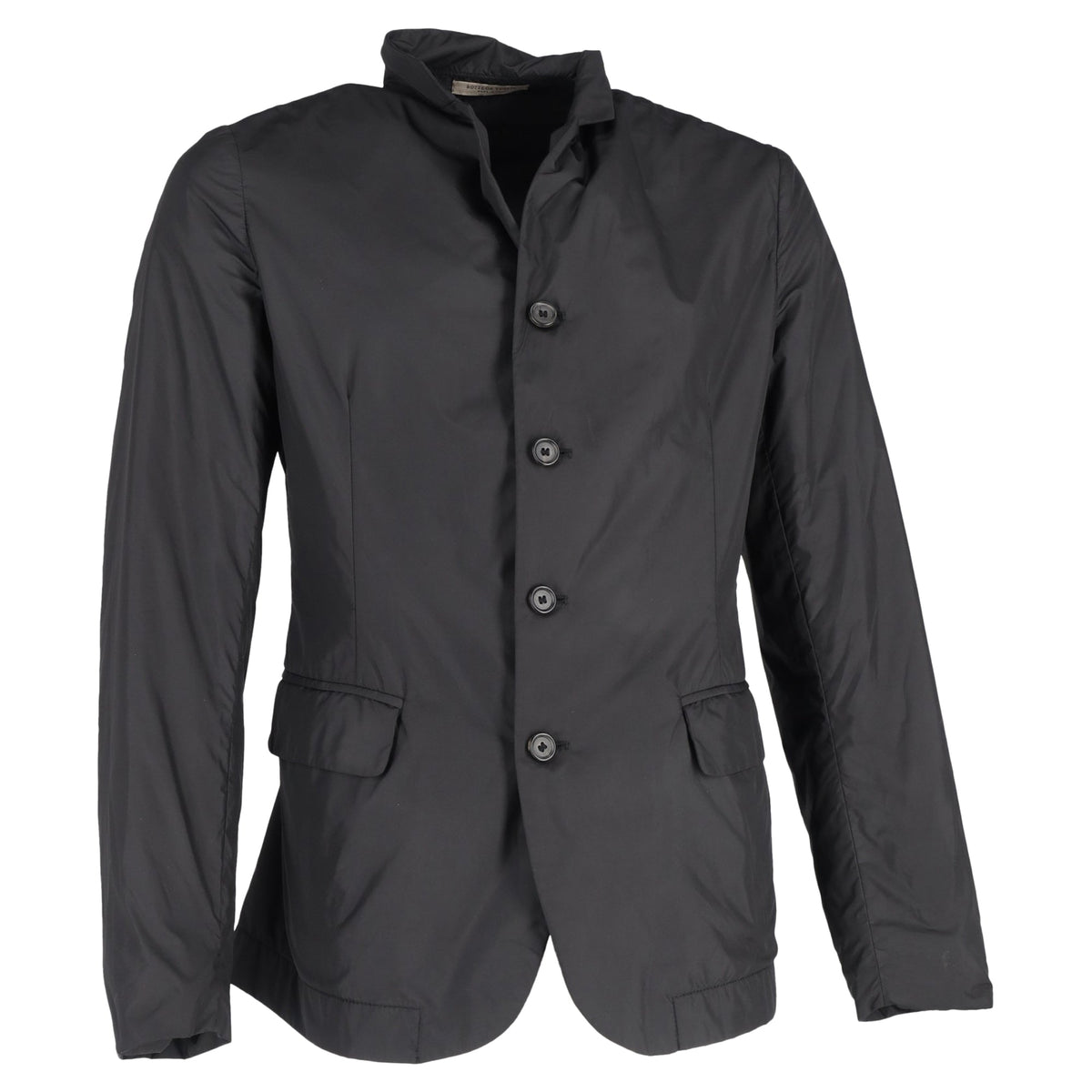 Bottega Veneta Single-Breasted Blazer in Black Nylon