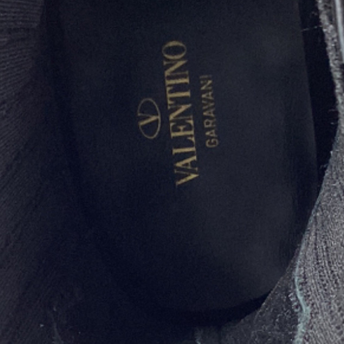 Valentino Garavani Ranch Ankle Cowboy Boots in Black Calf Leather