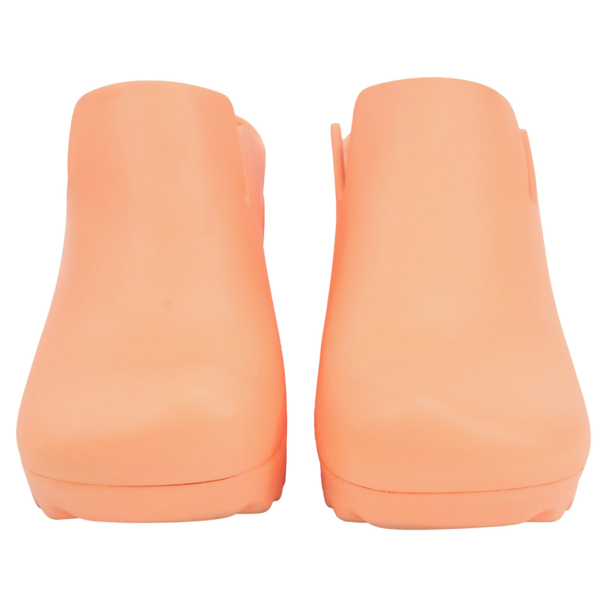 Bottega Veneta Flash Mules in Orange Rubber