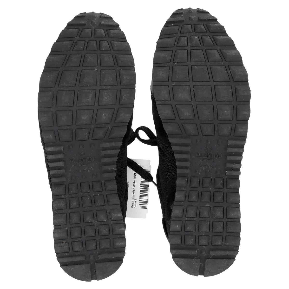 Valentino Garavani Rockrunner Sneakers in Black Mixed Media