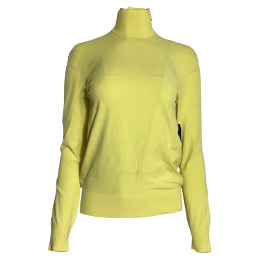 Bottega Veneta Turtleneck Sweater in Yellow Viscose