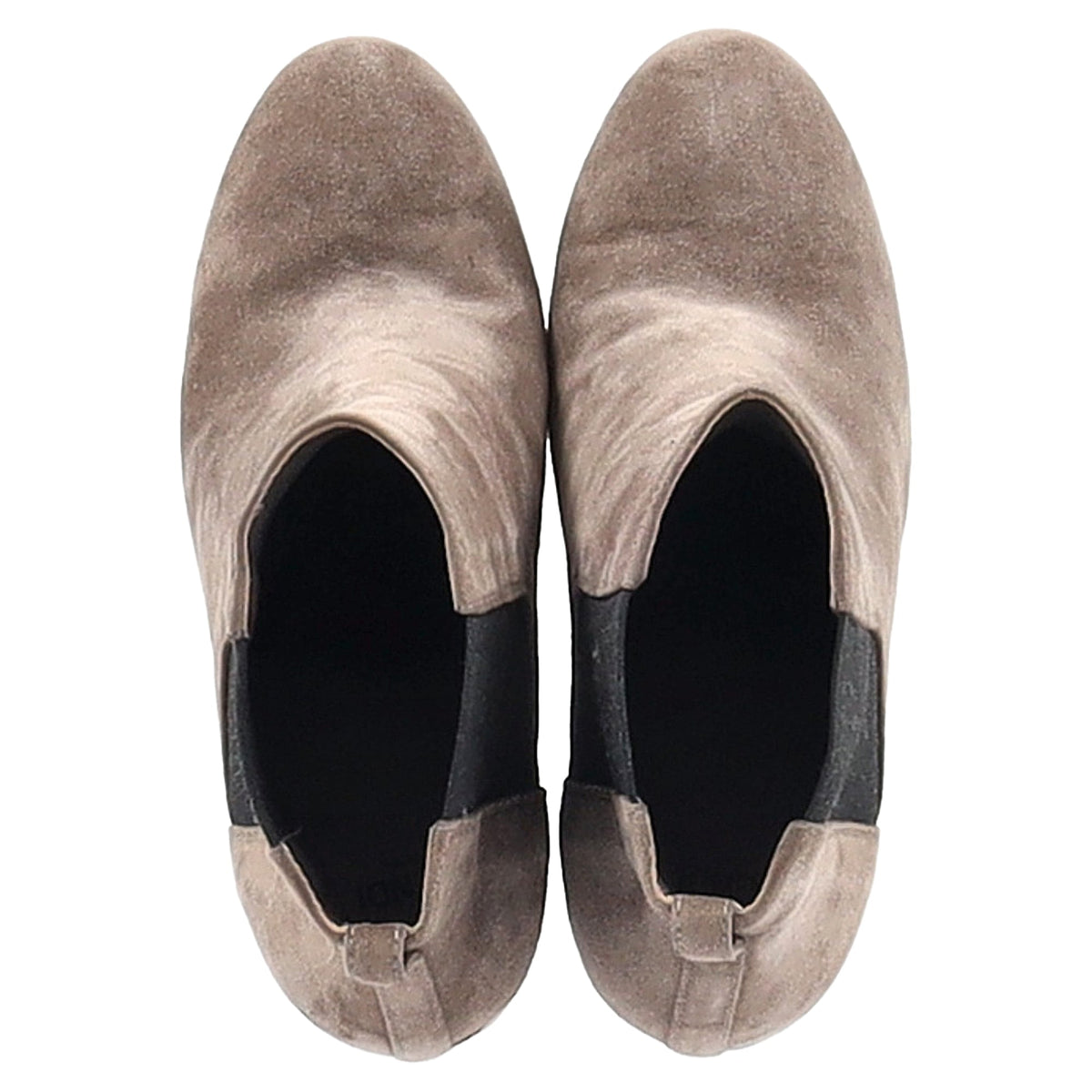 Fendi High-Heeled Chelsea Boots in Brown Suede