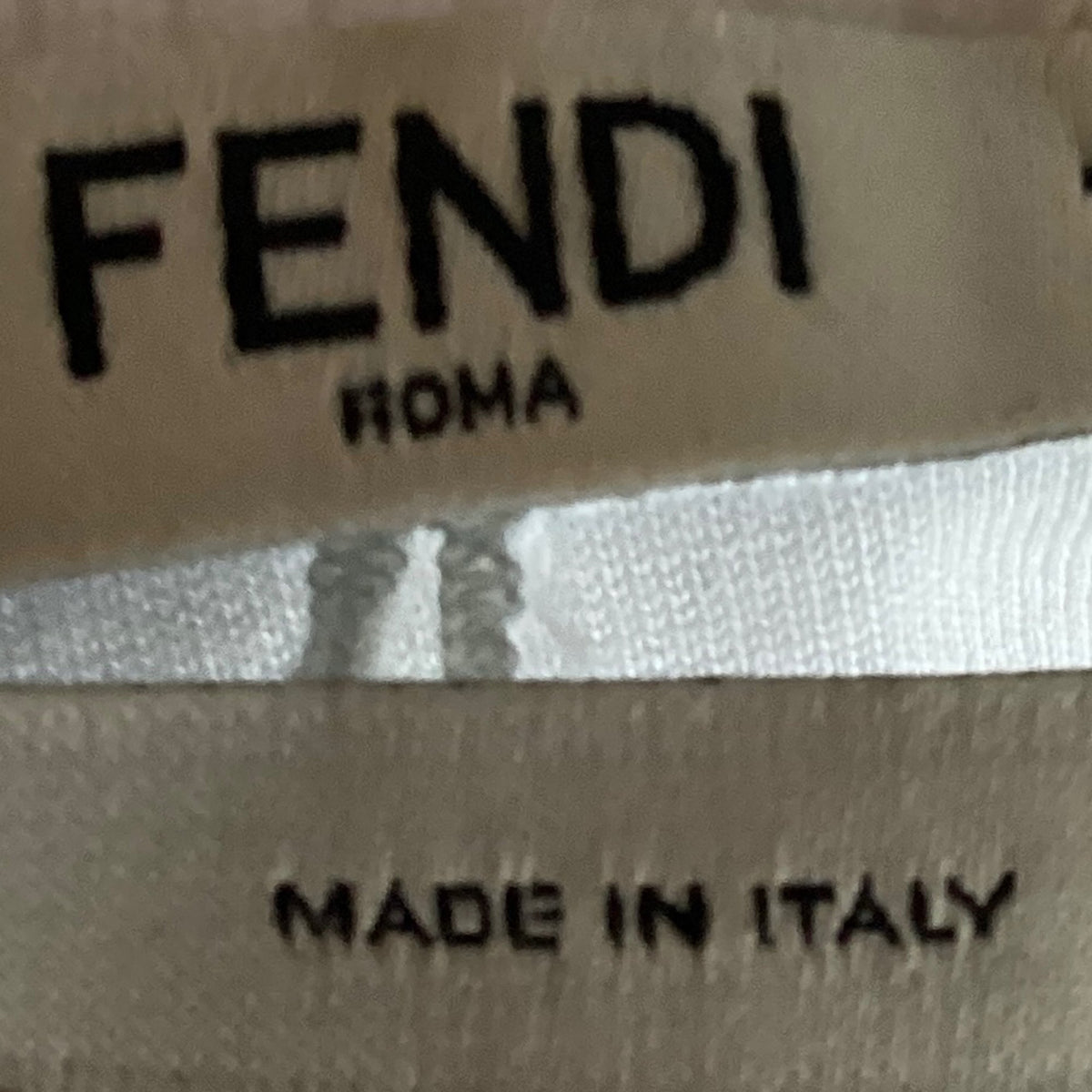 Fendi Track Jacket in White Cotton