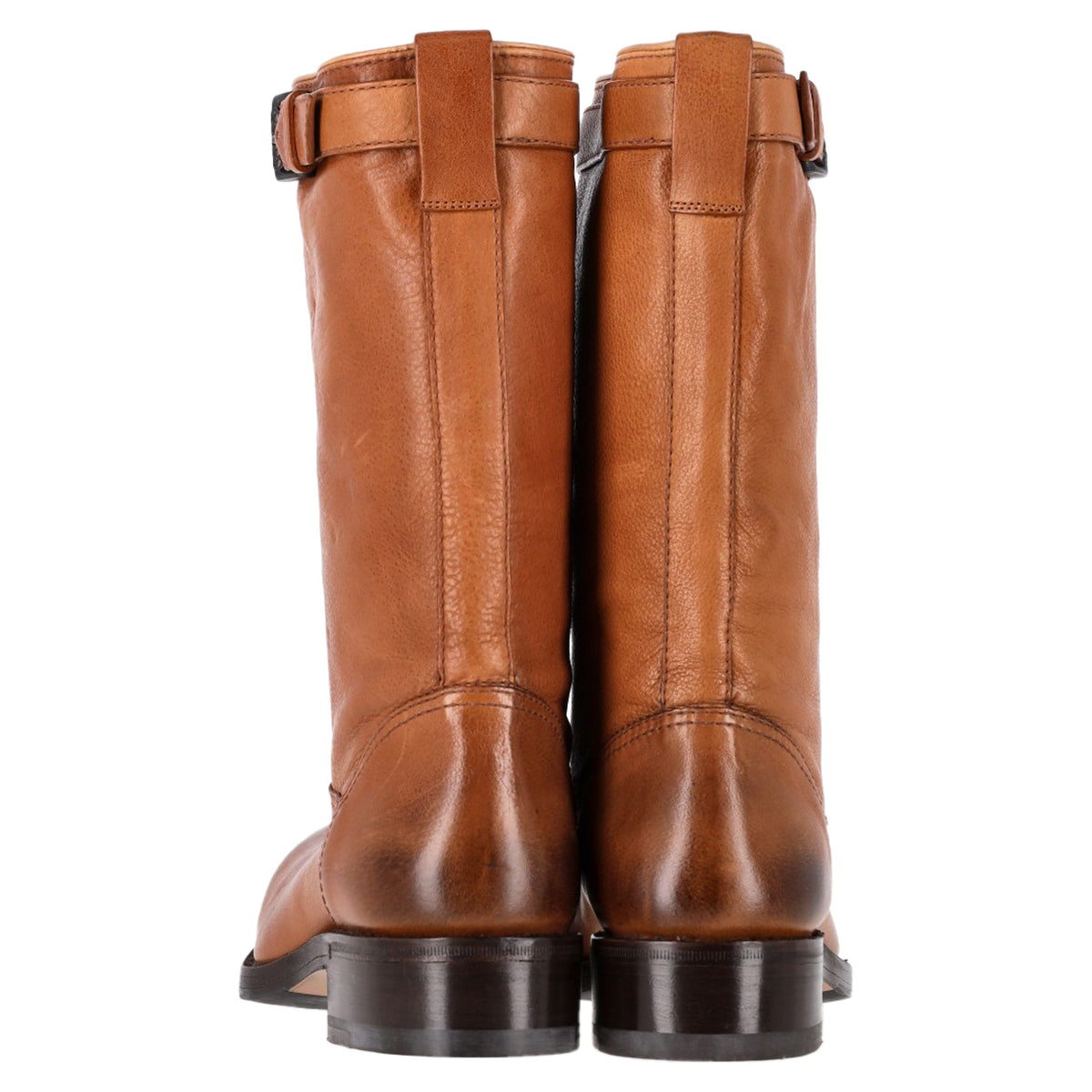 Bottega Veneta Biker Boots in Brown Leather