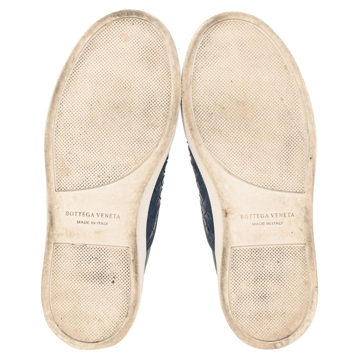 Bottega Veneta Dodger Slip-On Sneakers in Blue Leather