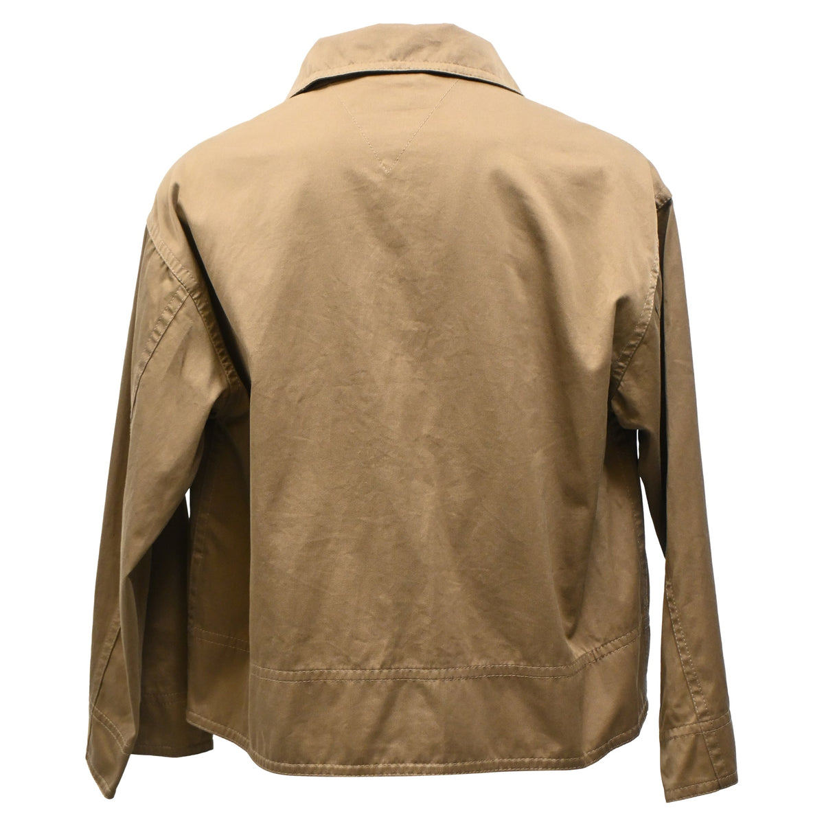 Bottega Veneta Half-Zip Jacket in Brown Cotton
