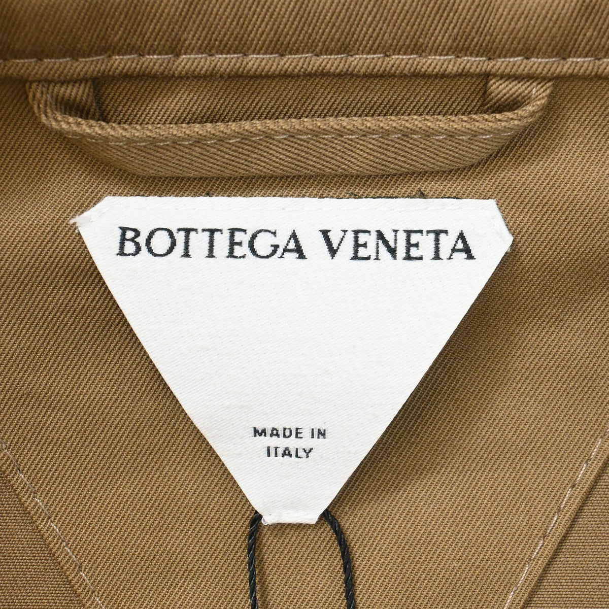 Bottega Veneta Half-Zip Jacket in Brown Cotton