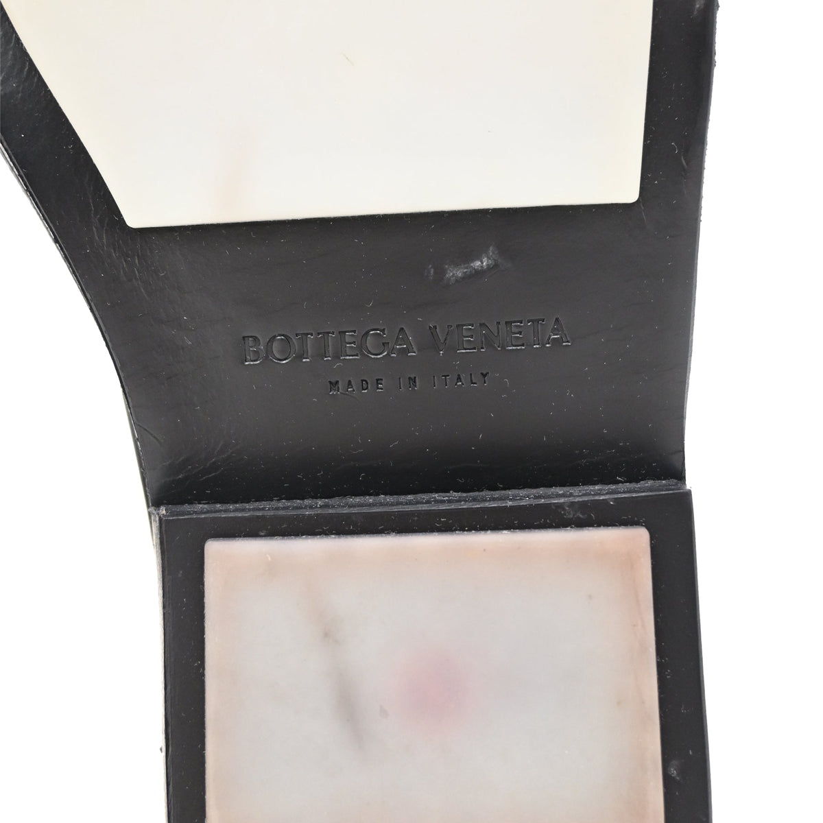 Bottega Veneta Brushed Chelsea Boots in Black Leather