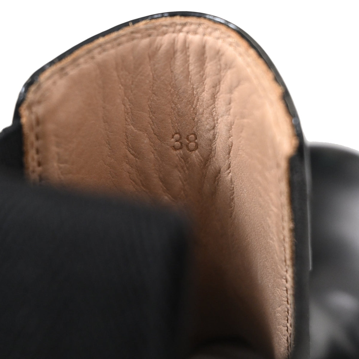 Bottega Veneta Brushed Chelsea Boots in Black Leather