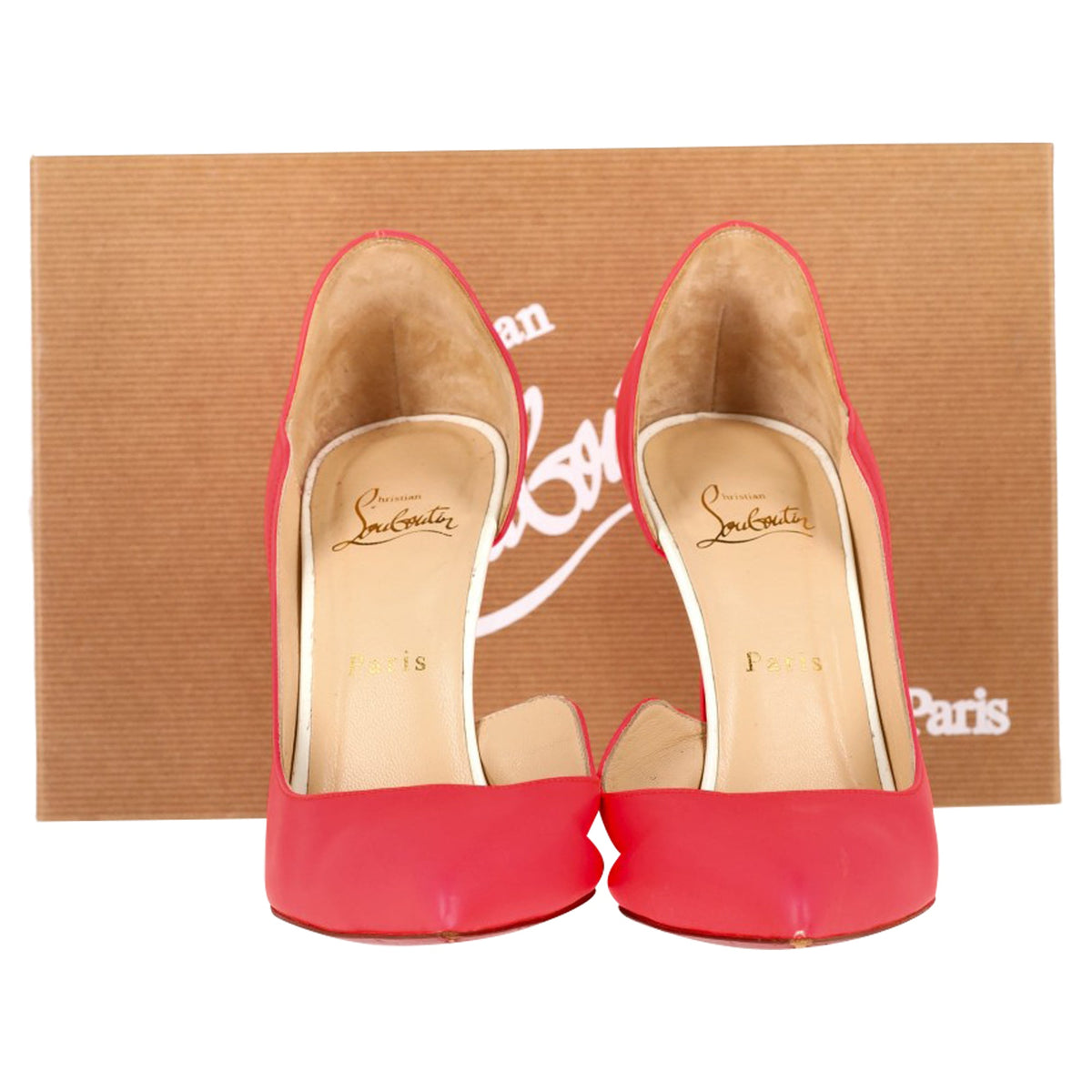 Christian Louboutin Dalida 120 Pumps in Pink Leather