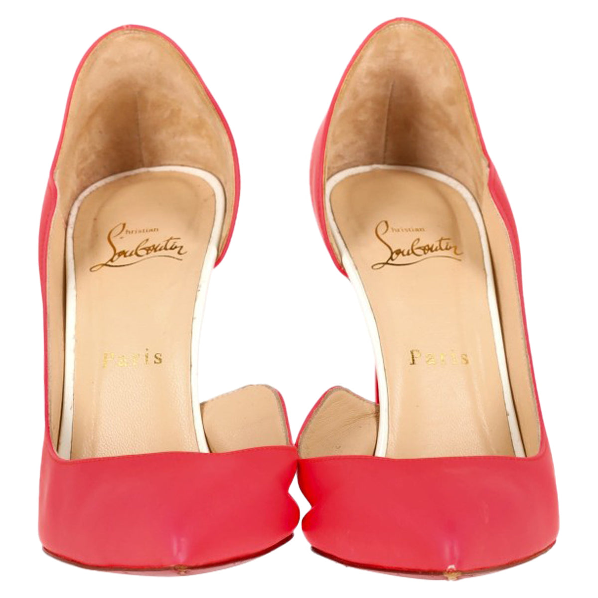 Christian Louboutin Dalida 120 Pumps in Pink Leather