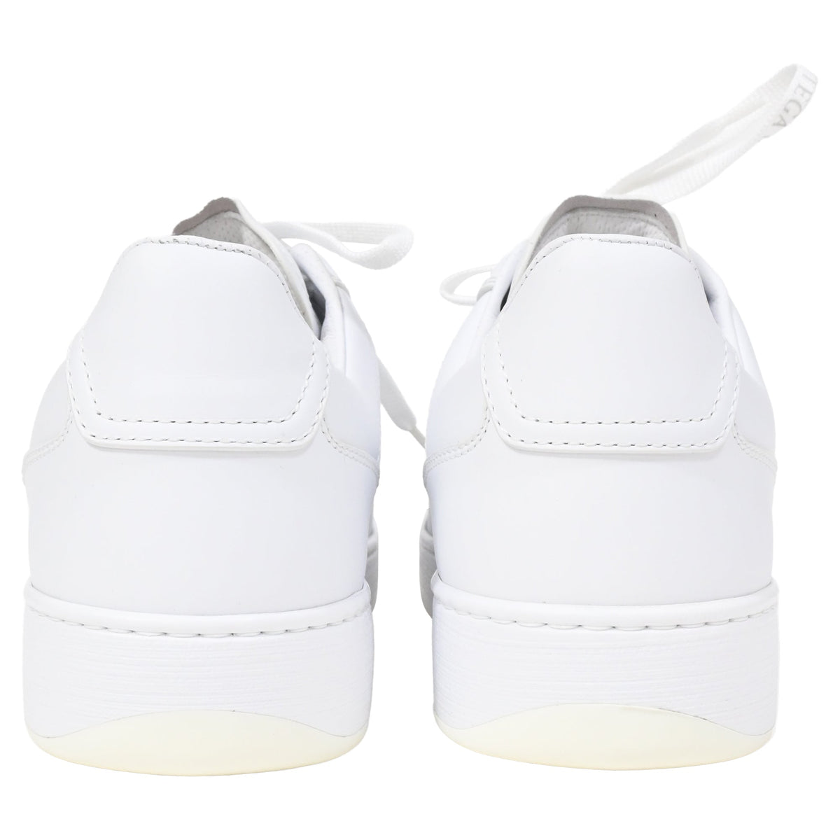 Bottega Veneta Low-Top Sneakers in White Leather