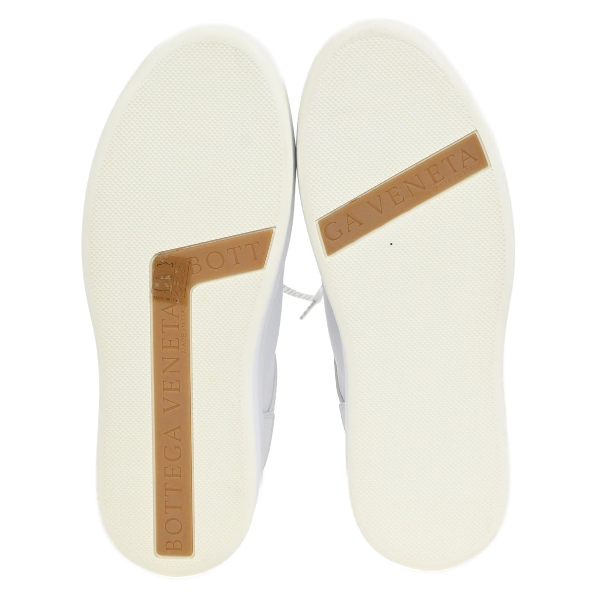 Bottega Veneta Low-Top Sneakers in White Leather