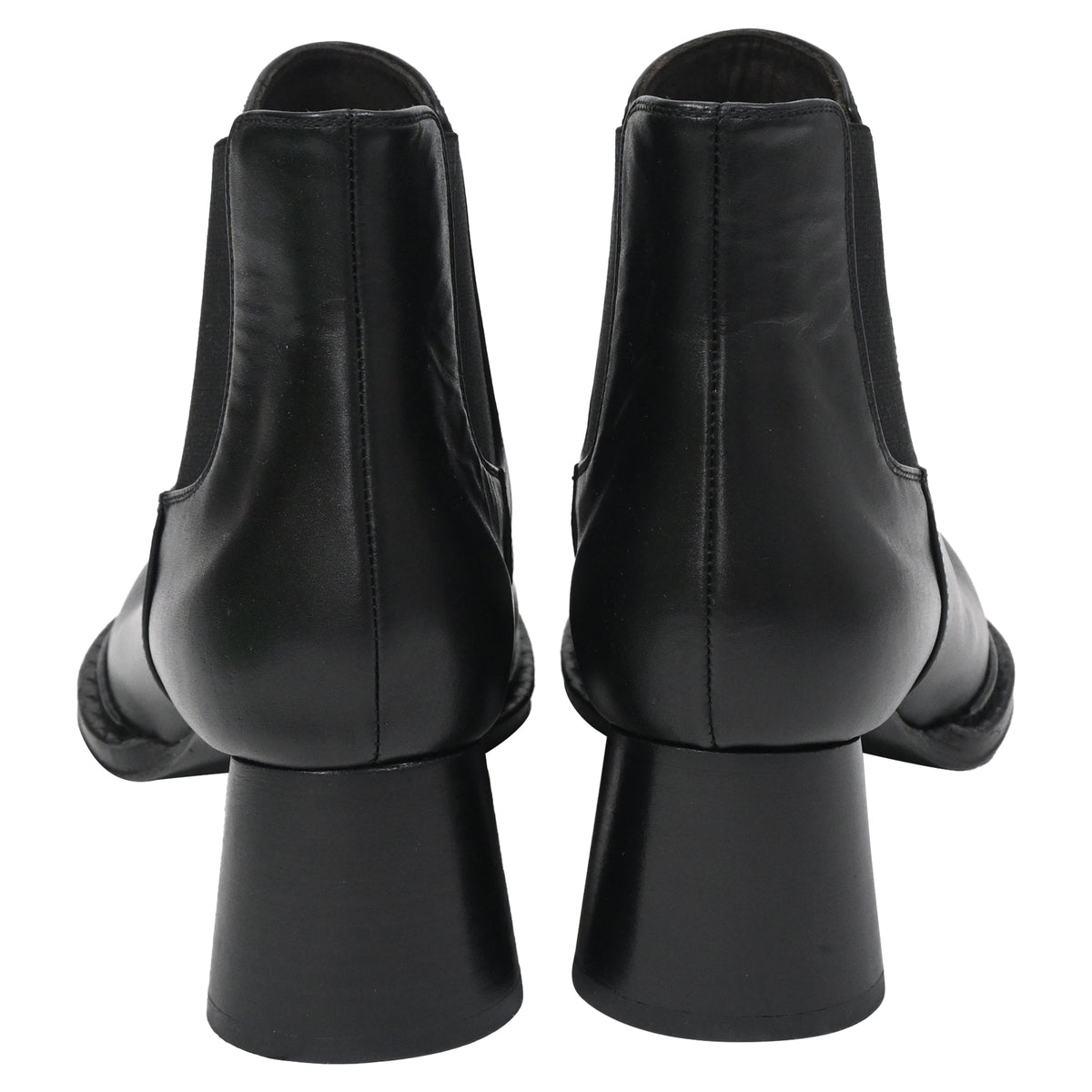 Bottega Veneta Cliff Chelsea Ankle Boots in Black Leather