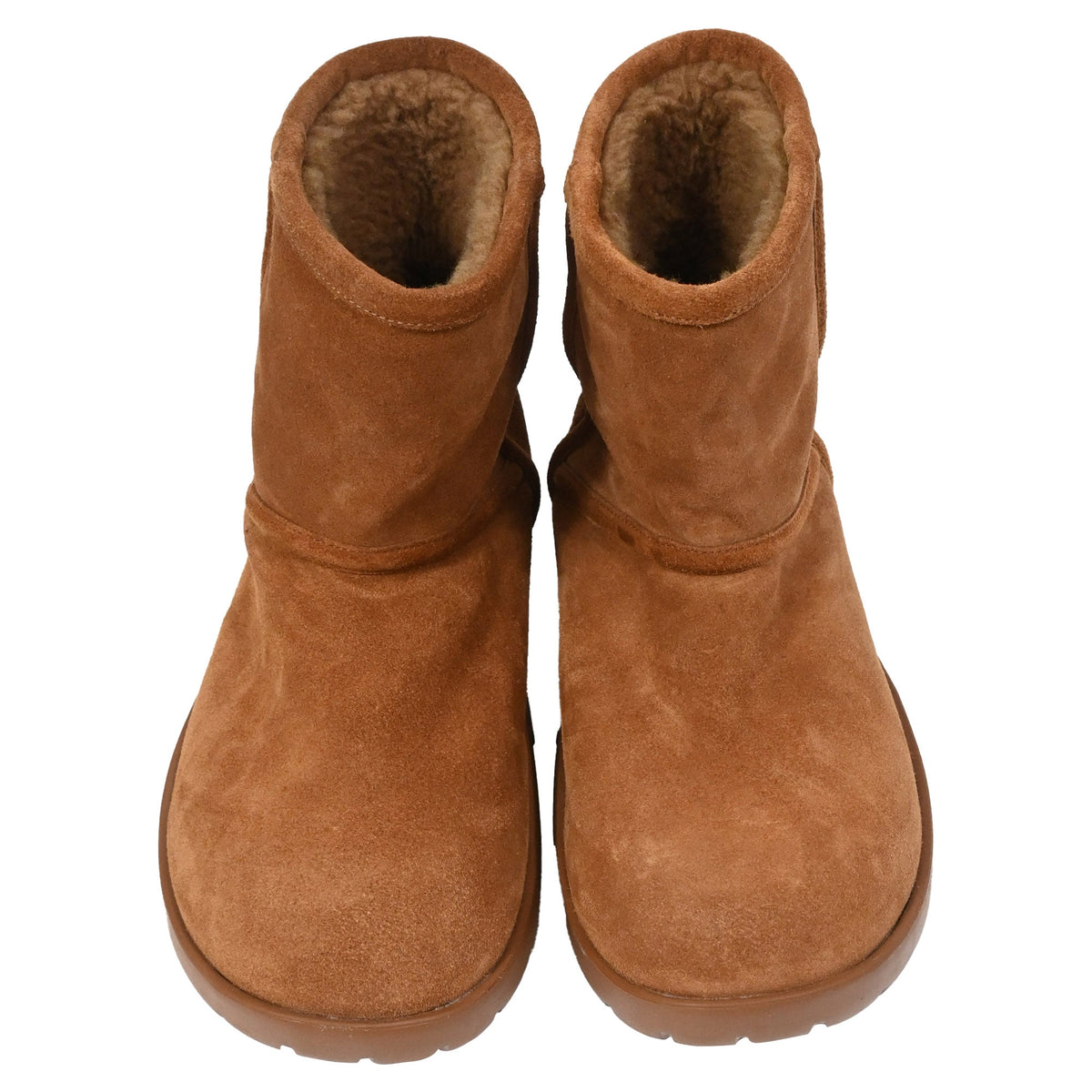 Bottega Veneta Snap Ankle Boots in Brown Suede
