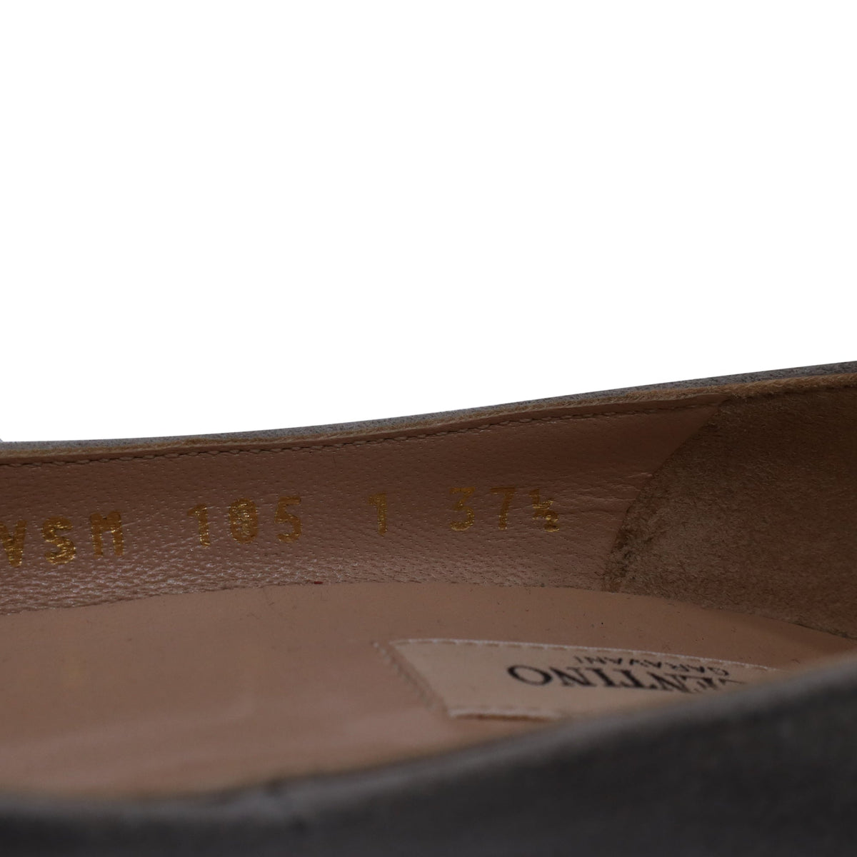 Valentino Garavani Tan-Go Mary Jane Pumps in Grey Suede