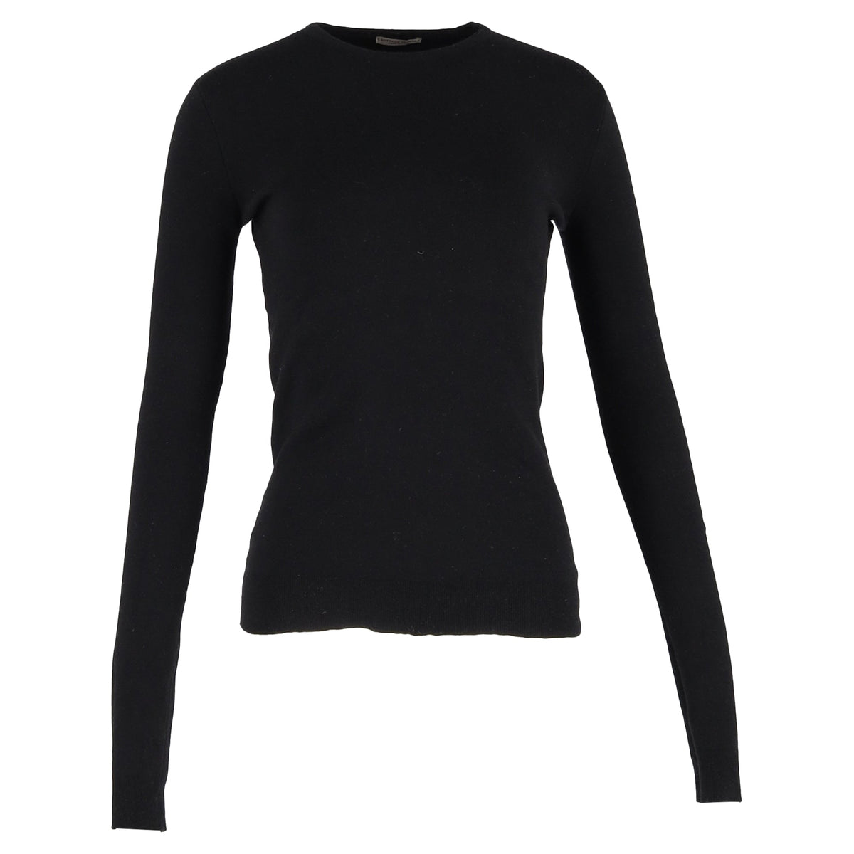 Bottega Veneta Crewneck Sweater in Black Wool