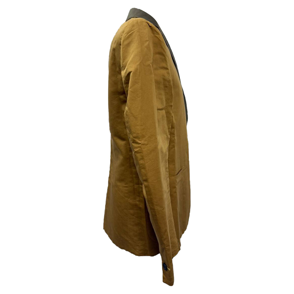Fendi Single-Breasted Reversible Blazer in Brown Cotton