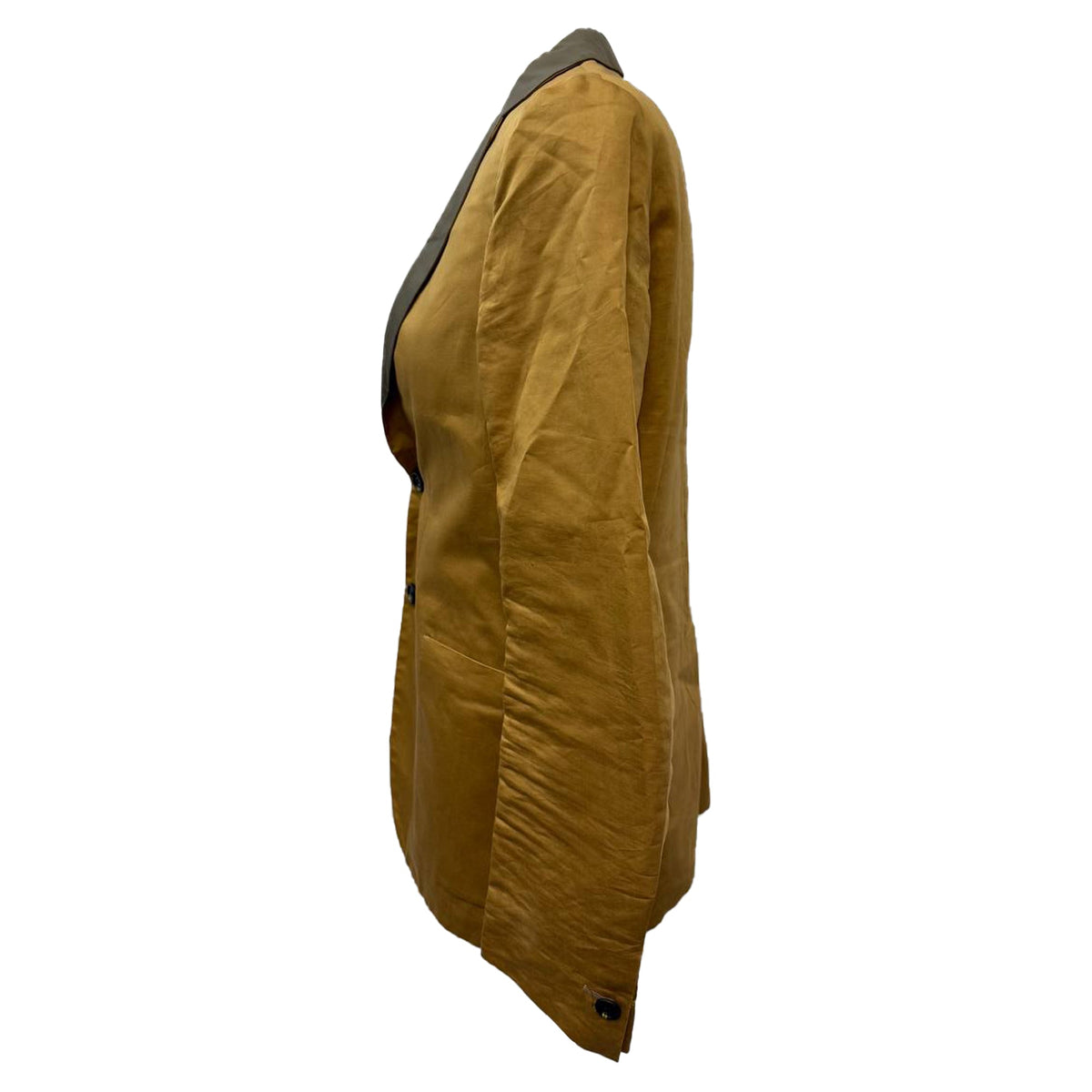 Fendi Single-Breasted Reversible Blazer in Brown Cotton
