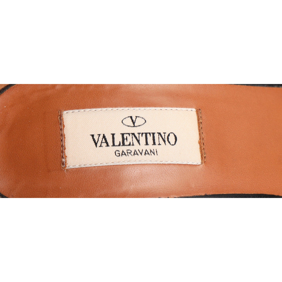 Valentino Studded Ankle Strap Pumps in Black Leather