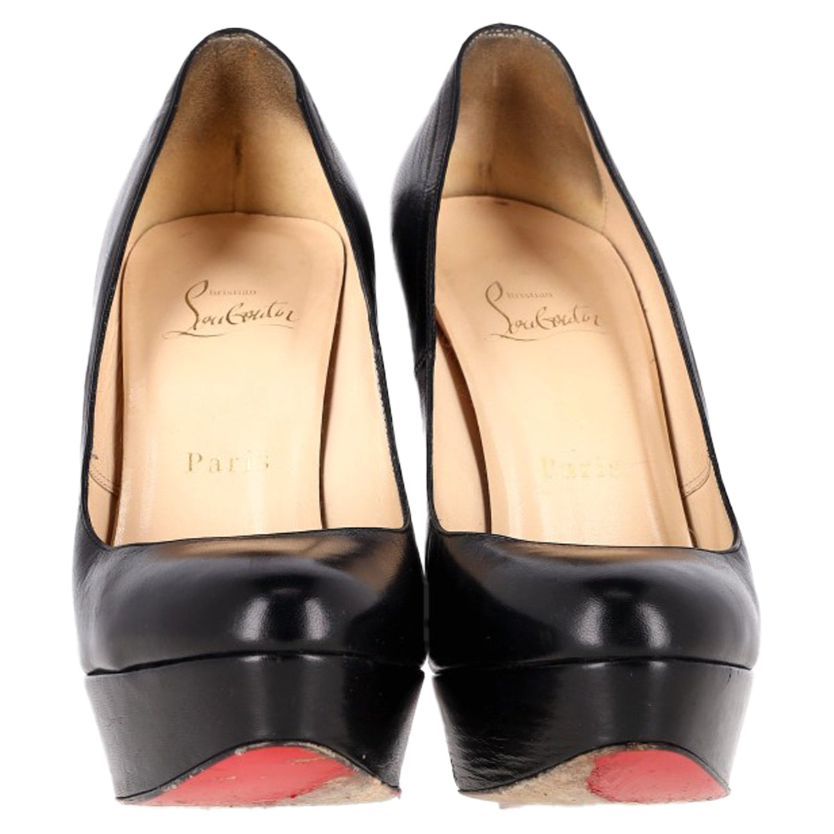 Christian Louboutin Bianca 120 Pumps in Black Leather