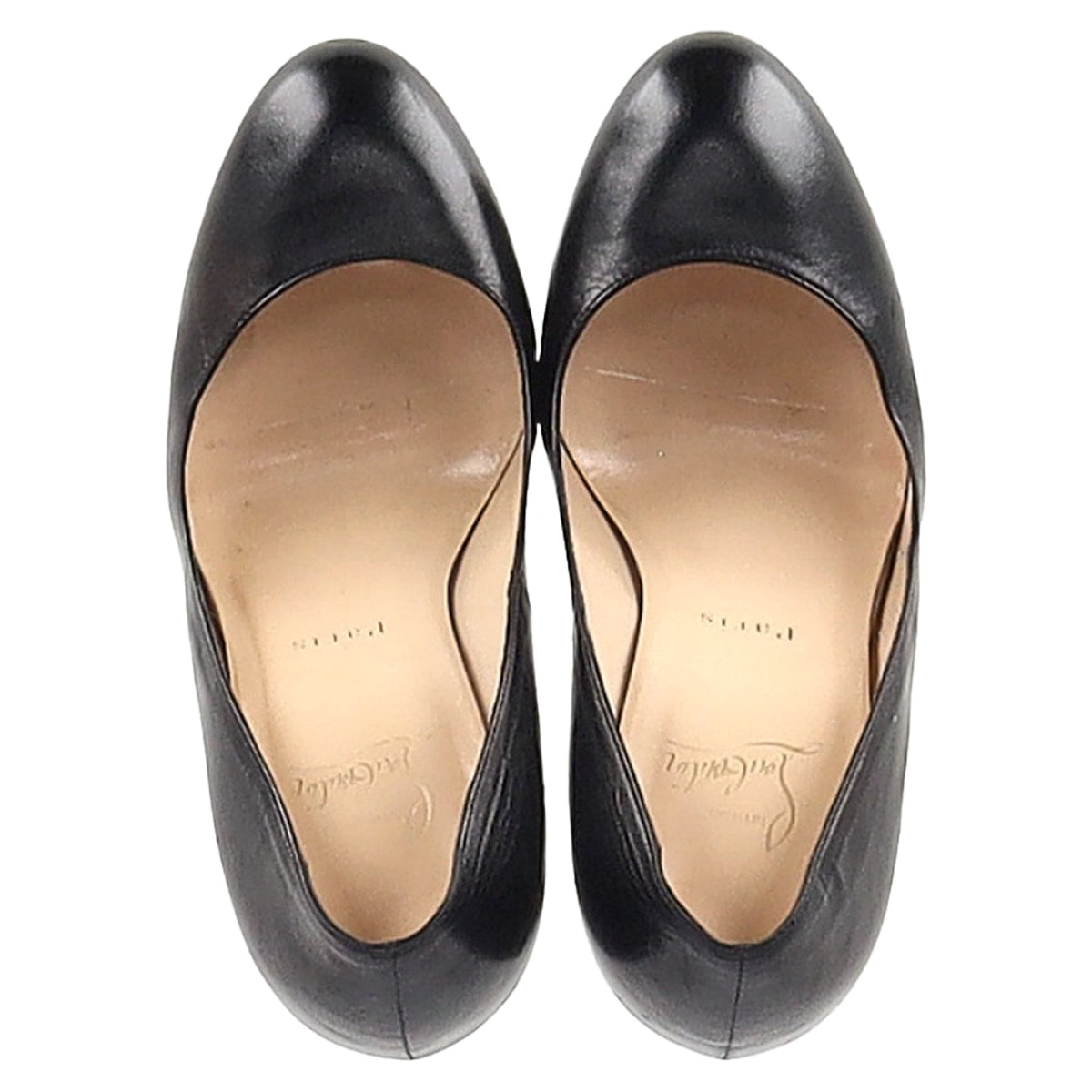 Christian Louboutin Bianca 120 Pumps in Black Leather