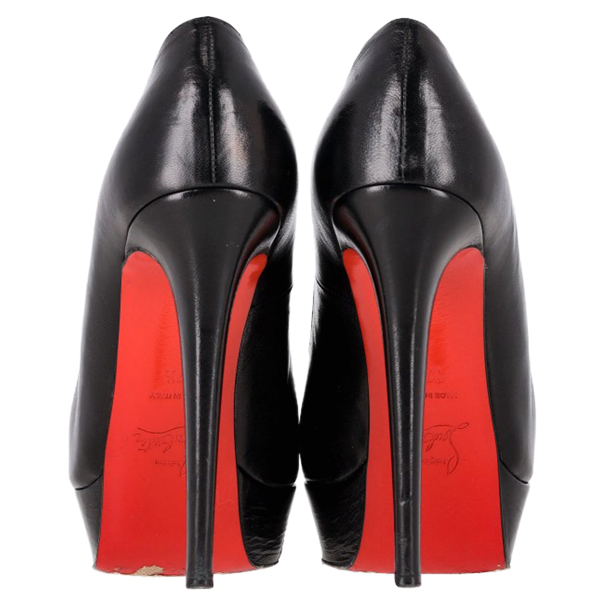 Christian Louboutin Bianca 120 Pumps in Black Leather