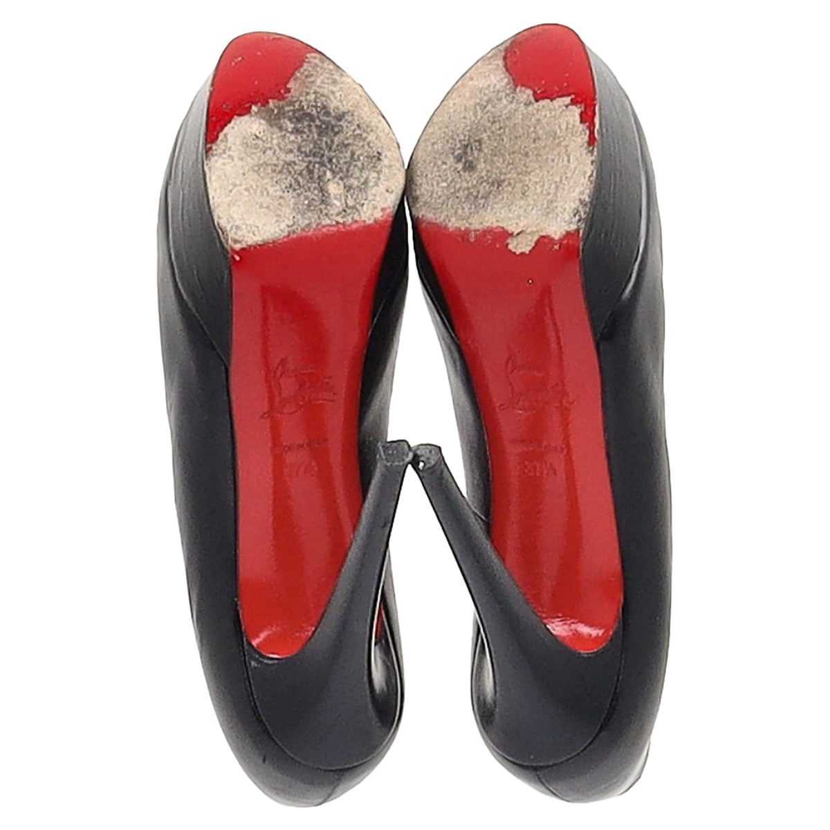 Christian Louboutin Bianca 120 Pumps in Black Leather
