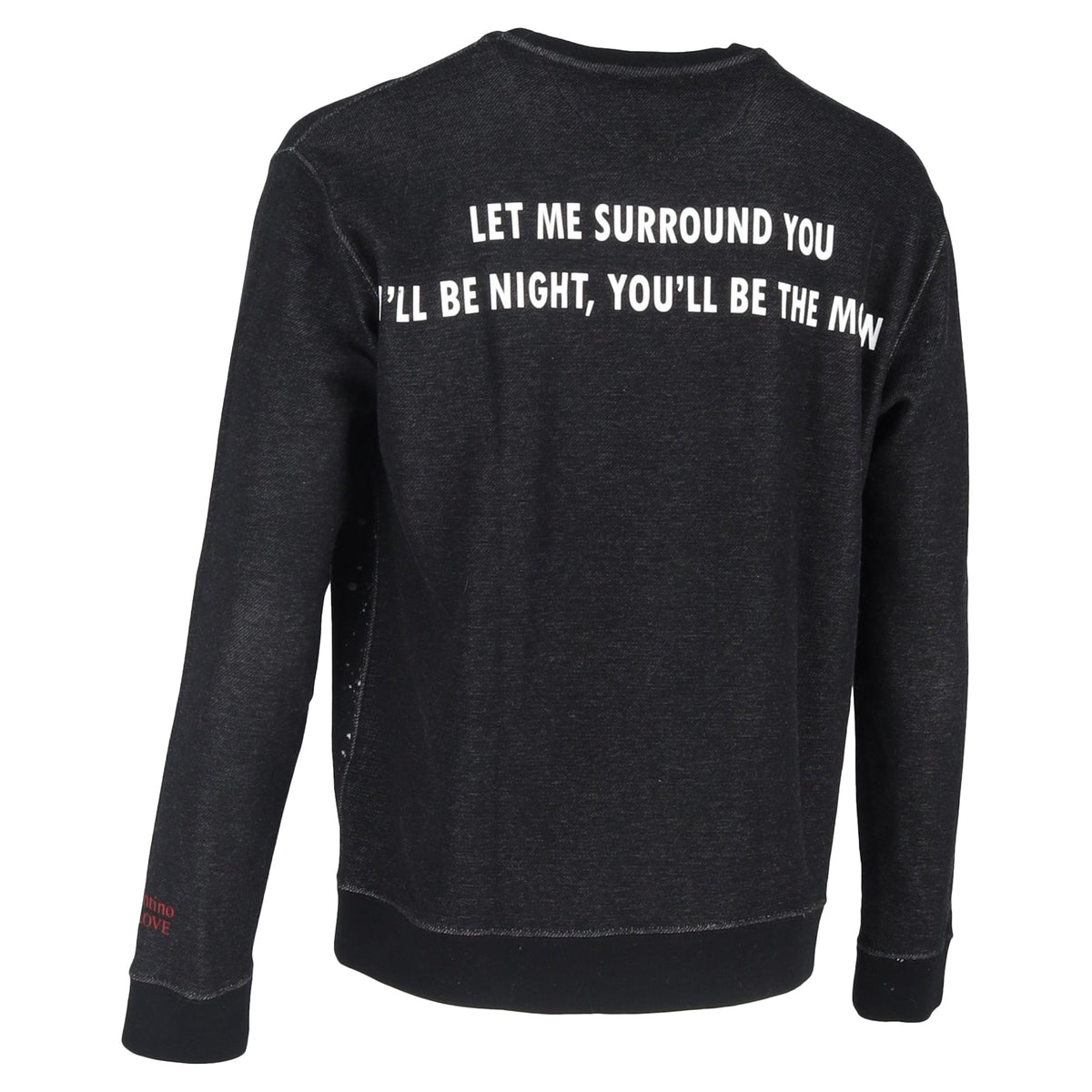 Valentino Moon Dust Graphic-Print Sweatshirt in Black Cotton